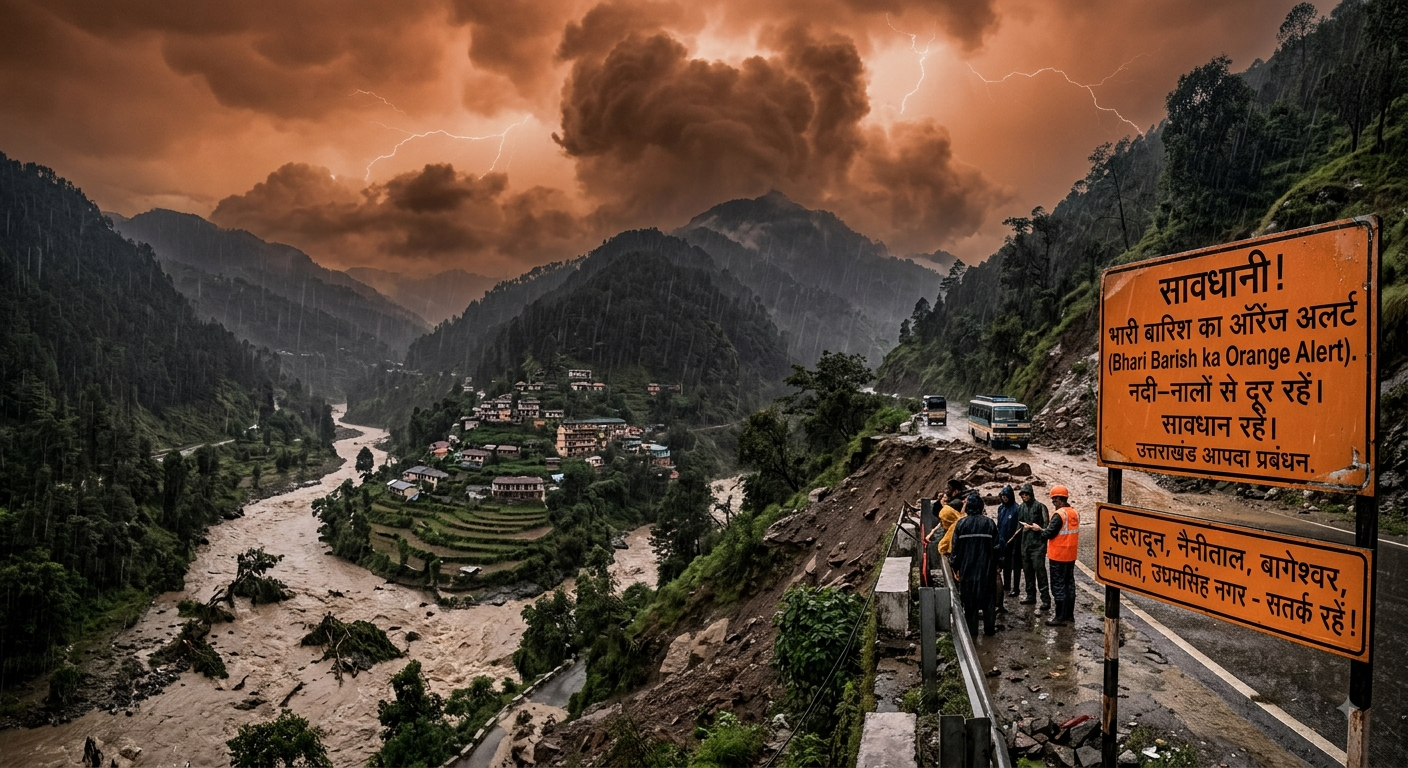 Uttarakhand Weather Alert: देहरादून, नैनीताल समेत 5 जिलों में भारी बारिश का ऑरेंज अलर्ट, मौसम विभाग ने जारी की चेतावनी