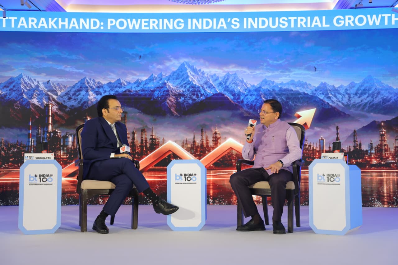 BTIndia@100: मुख्यमंत्री पुष्कर सिंह धामी ने पेश किया उत्तराखंड का विकास मॉडल, ऑटोमोबाइल कंपनियों को दिया निवेश का न्योता