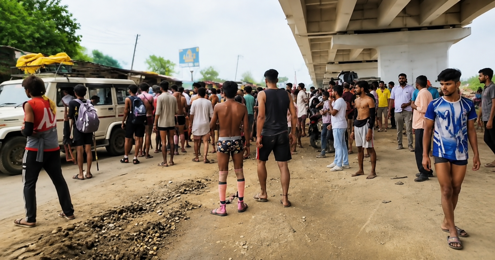 हरिद्वार कांवड़ यात्रा में बड़ा हादसा: निर्माणाधीन फ्लाईओवर का लोहे का गार्डर गिरने से दो कांवड़ियों की मौत, मचा हड़कंप